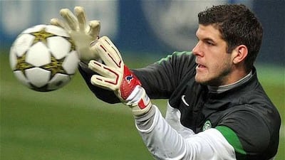 The 26-year-old Fraser Forster has penned a four-year deal at St Mary’s, where he will compete with Artur Boruc. Agency