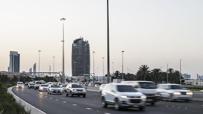 Motorists had a relatively clear run this morning. Mona Al Marzooqi / The National