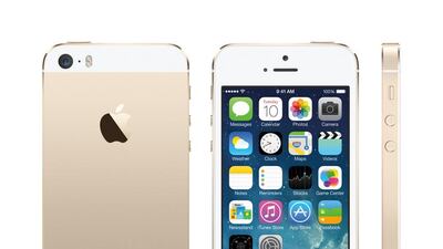 The Apple iPhone 5s. Apple is set to start manufacturing bigger versions of its popular iPhone. Courtesy Apple