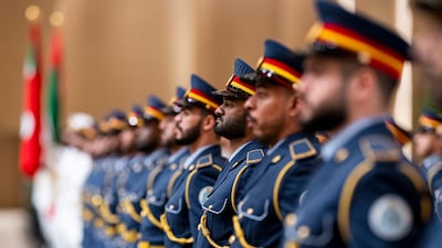 The UAE Armed Forces honour guards