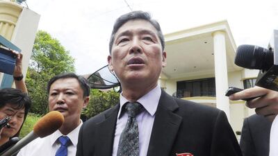 The Pyongyang delegation includes Ri Tong-il, the former North Korean deputy ambassador to the United Nations. AP Photo