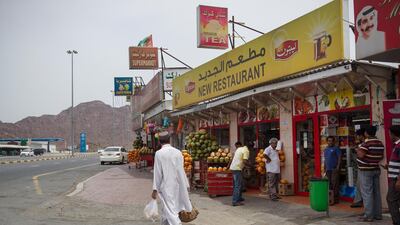 The popular 'Friday Market' in Masafi. Mona Al Marzooqi / The National