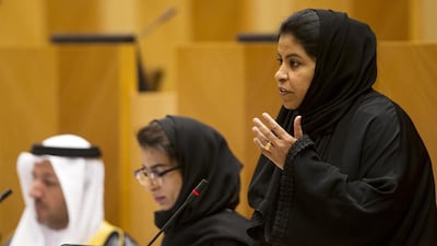 FNC member Dr Mona Al Bahar says the Reem murder of Ibolya Ryan has tainted the image of the niqab. Christopher Pike / The National