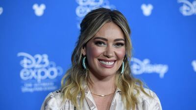 Hilary Duff at the D23 Expo 2019 at Anaheim Convention Centre on August 23, 2019 in California. AFP