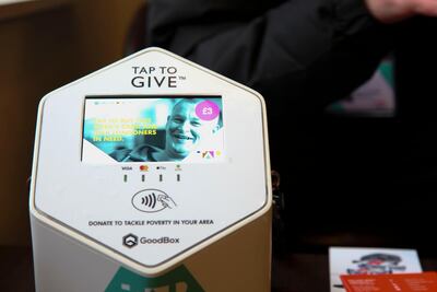 Tap London has launched an initiative using a contactless payment machine to take donations for homeless people. Thomson Reuters