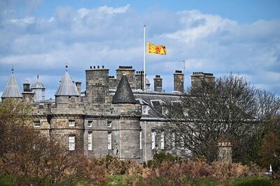 The Palace of Holyroodhouse. Getty