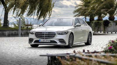 The new stylings of the S-Class mark it out as a classical sedan.