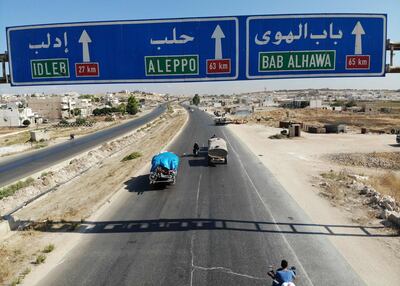 The town of Khan Sheikhoun, which has been recliamed by Syrian regime forces, was an essential waypoint on the road to claiming all of Idlib, strategic as it lies on the M5 highway connected several major cities. AFP