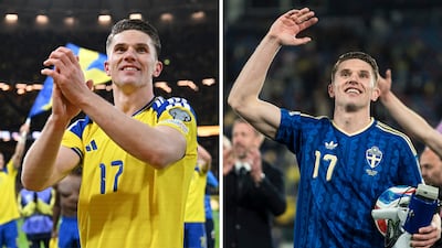 Sweden's kits for 2026. AFP / Getty Images
