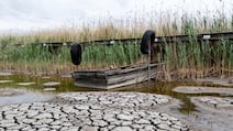 The dried-up bed of Lake Velence in Hungary this month. After the recent record European heatwave, politicians need pragmatism more than luck to survive. EPA