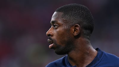France winger Ousmane Dembele helped Les Bleus reach successive World Cup finals with a 2-0 win over Morocco. EPA