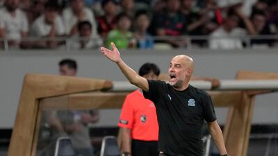 Manchester City manager Pep Guardiola. EPA