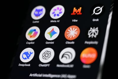 From around the age of 13, Gems Education pupils can begin supervised use of approved AI tools. Photo: AFP