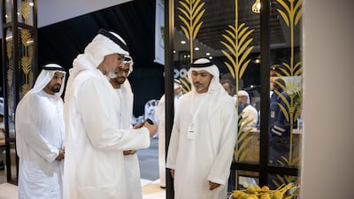 Sheikh Khaled bin Mohamed, Crown Prince of Abu Dhabi and Chairman of Abu Dhabi Executive Council, was told how farmers are innovating to deliver produce of the highest quality.