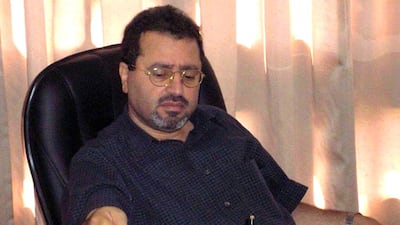 An undated picture made available by his family shows the former Palestinian ambassador to the Czech Republic, Jamal Al Jamal, sitting at a desk in an undisclosed location. Jamal died on Wednesday after a blast at his Prague residence that police said was an accident. Family handout / AFP