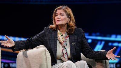 Hind Kabawat, Syria's Minister for Social Affairs and Labour. Getty Images