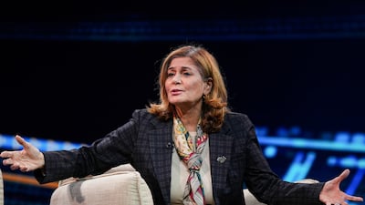 Hind Kabawat, Syria's Minister for Social Affairs and Labour. Getty Images