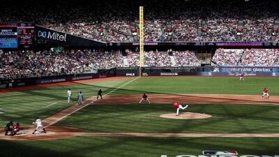 General view of the London Stadium during Game 2 between New York Yankees and Boston Red Sox. Reuters