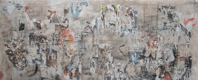 Salma Dib views walls in Palestine as an archive of daily life under occupation. Photo: Aisha Alabbar Gallery