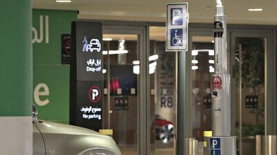 Video surveillance in Dubai Mall will target able-bodied drivers who park in spaces allocated for the disabled. Jeffrey E Biteng / The National