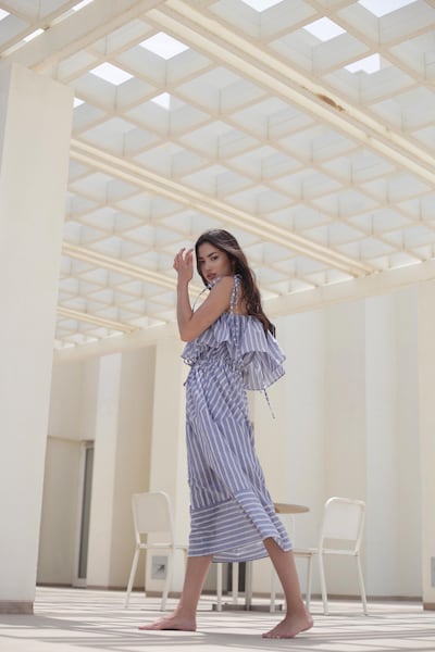 The brand offers staple pieces with edgy, fashion-forward cuts and draping. Courtesy The Minimalist Boutique