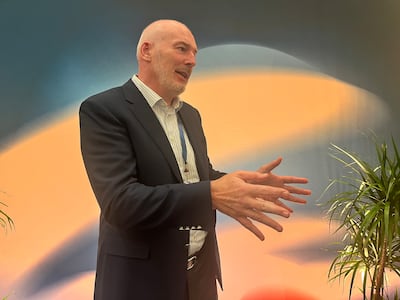 Cormac Watters speaks to The National in Las Vegas. Aarti Nagraj / The National