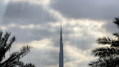 Some areas of the UAE could see a cloudy day develop. Chris Whiteoak / The National