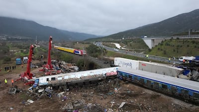 Rescuers at the site of the crash. Reuters