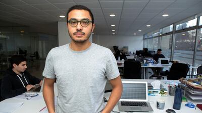 Ahmed Moor, chief executive of Liwwa, in Amman, Jordan. Salah Malkawi for The National