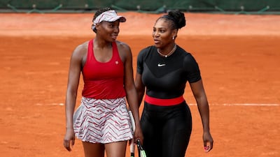 Sisters: Serena Williams, right, and Venus Williams. Getty Images