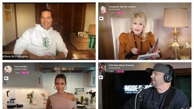Actor Matthew McConaughey, county stars Dolly Parton and Garth Brooks, and reality TV star Kristin Cavallari are all selling products and merchandise on e-commerce site, Talkshoplive. Talkshoplive