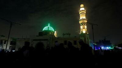 Sayyida Nafisa Mosque, where one of the Prophet Mohammed’s direct descendants is buried. Reuters