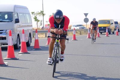 Faisal Aasam, managing partner of Evolve Sports Solutions, encourages residents to limit time spent outdoors by doing warm-ups at home