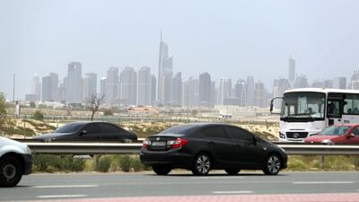 Dubai will likely see some haze on Monday. Chris Whiteoak / The National