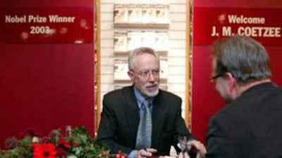 The author JM Coatzee has won a Nobel Prized and two Booker Prized but eschews award ceremonies.