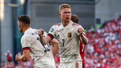 SUBS: Kevin de Bruyne – (On for Mertens 46’) 9: On at half time and gave Belgium exactly what they needed. His quick feet instantly baffling defenders and combined well with Lukaku to set up Hazard for opener. Scored the second goal becoming first player to score and assist after coming on in the Euros since Fernando Torres in 2012 final. PA