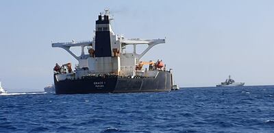 Oil supertanker Grace 1 has been seized off Gibraltar on suspicion of being carrying Iranian crude oil to Syria. Reuters