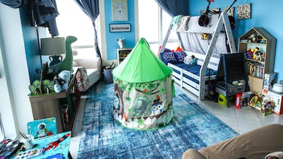 Mr Romain's son's bedroom