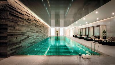 Swimming pool at One Blackfriars