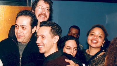 One of the performers was Egyptian pop singer Hakim, left