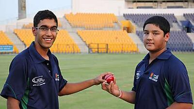 Dan D'Souza, left, and Moaaz Qazi have been selected to be coached at the Sussex County Cricket Club Academy.