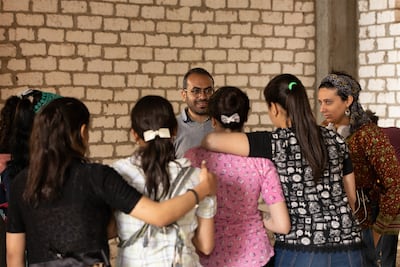 Co-directors Ayman El Amir and Nada Riyadh said the Panorama Barsha Troupe had been approached by other filmmakers before, but they refused. Photo: Felucca Films