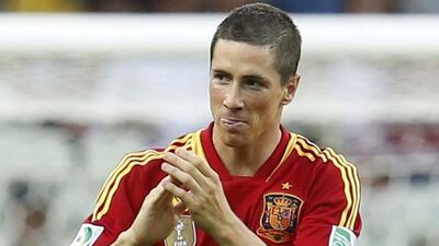 Fernando Torres left Atletico Madrid for Liverpool in 2007. Felipe Trueba / EPA