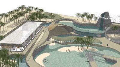 Illustration of the Dubai Crocodile Park - the first in the Middle East. Courtesy Dubai Municpality