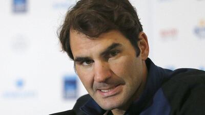Roger Federer was making his views on doping known during a press conference for the ATP Tour Finals in London. Frank Augstein / AP Photo