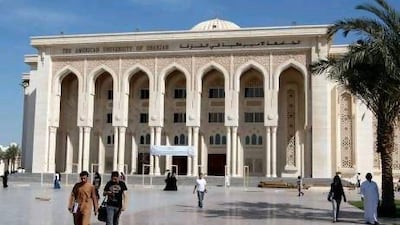 The American University of Sharjah, which is accredited by one of the six official US bodies.