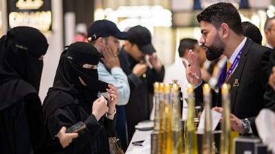 The Perfume Expo is spread across 40,000 square metres