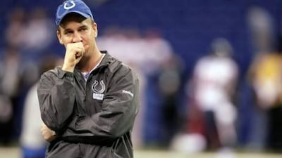 Peyton Manning, who could be fit for next season, will not return to team practice just yet.