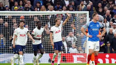 Harry Kane, 8 – Grew into the game, dropping deep and feeding Spurs’ wide players. Found chances a rarity, but when you’re as good as he is you only need one, and the England man emphatically rifled home his 265th Spurs goal to settle the tie. PA