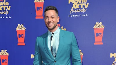 Zachary Levi arriving at the 2019 MTV Movie & TV Awards. AP